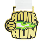 MED27 Home Run Medal Gold&Green