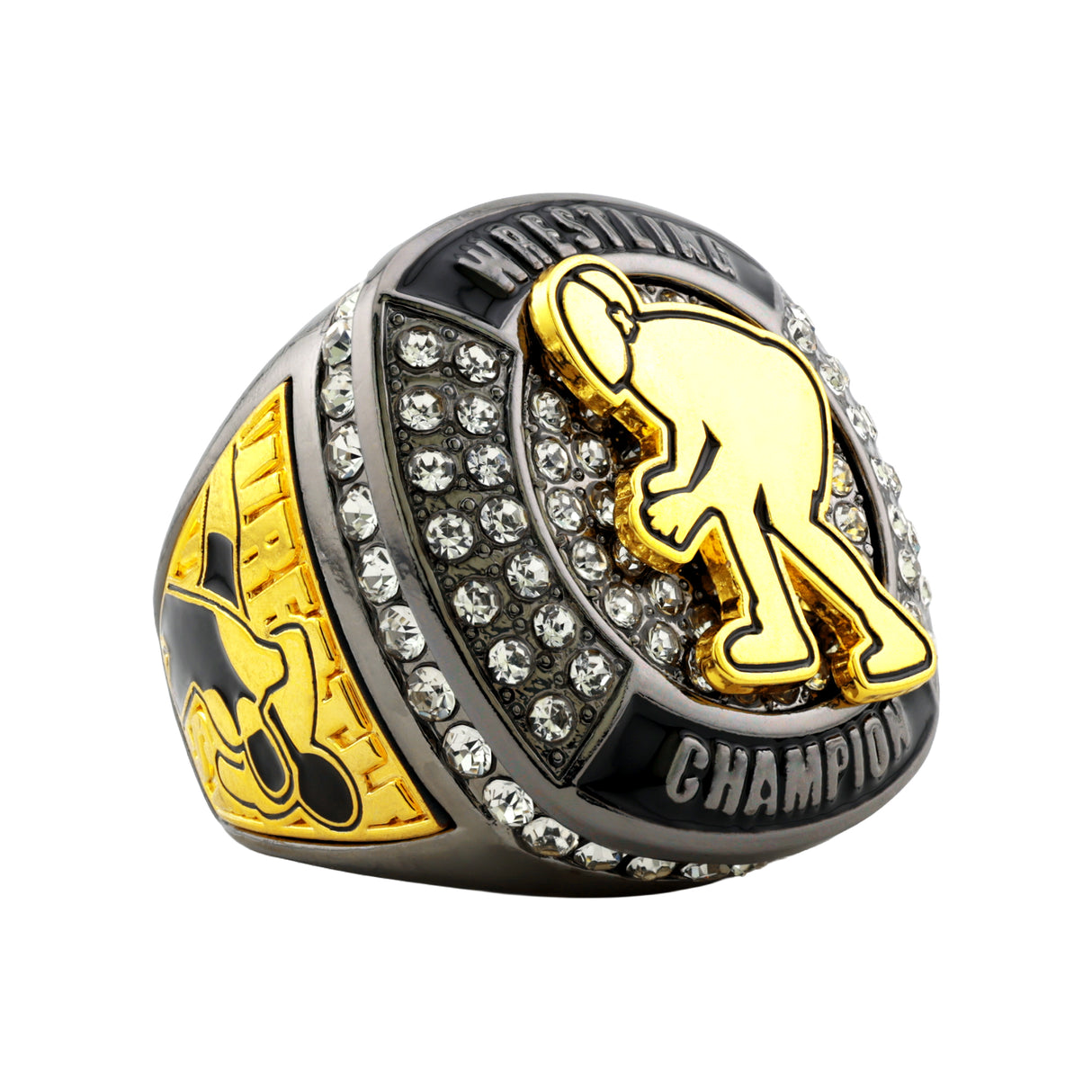 Wrestling26 Gunmetal Champions Ring