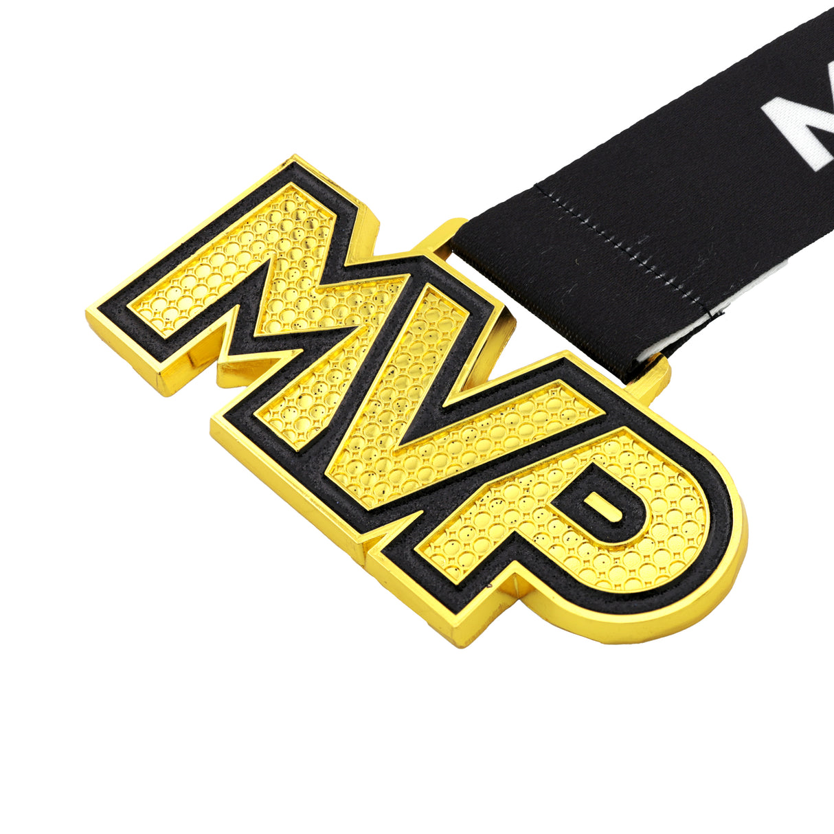 MED25 MVP 4" Medal - Gold/Black Matte