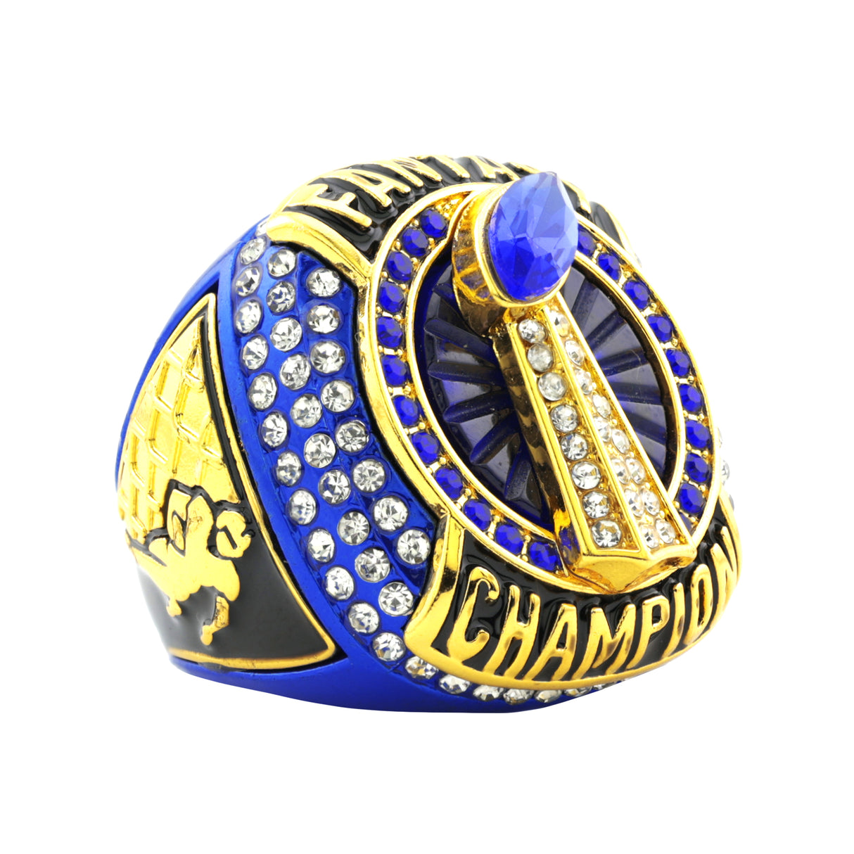 Fantasy Football Blue Champion Ring
