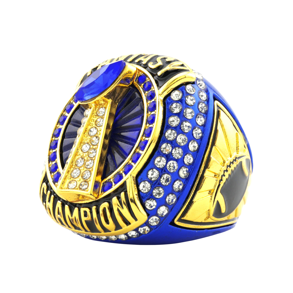 Fantasy Football Blue Champion Ring
