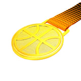 MED27 3'' Gold/Orange&Black Basketball Medal