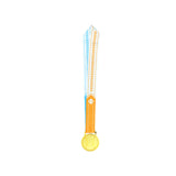 MED27 3'' Gold/Tropic&White Baseball Medal