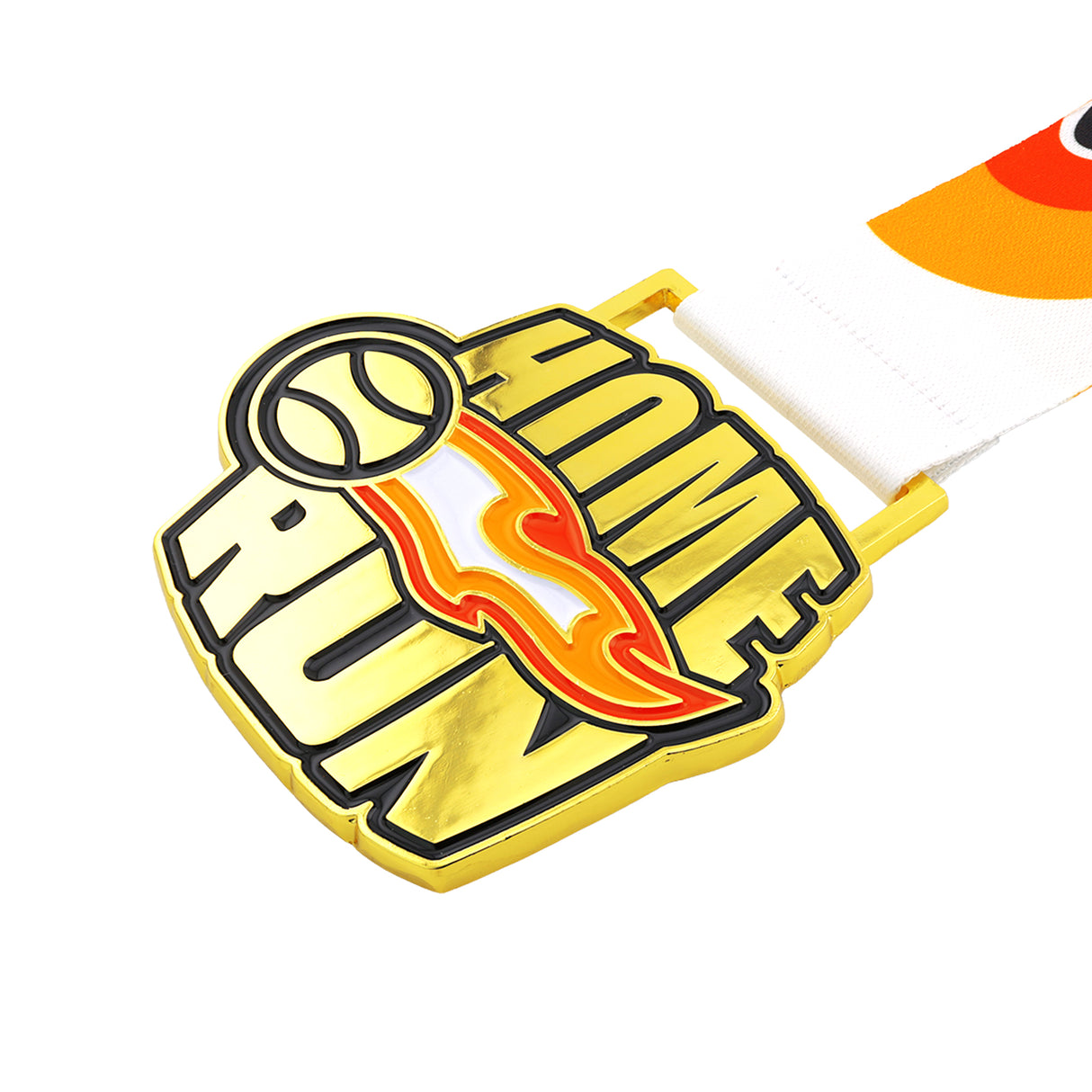 MED27 Home Run Medal Gold&Red
