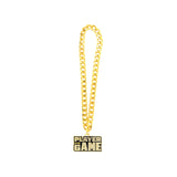 Player Of The Game Stone Chain Gold&Clear