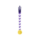 Med26 3.25" Blank Star Medal Gold&Purple
