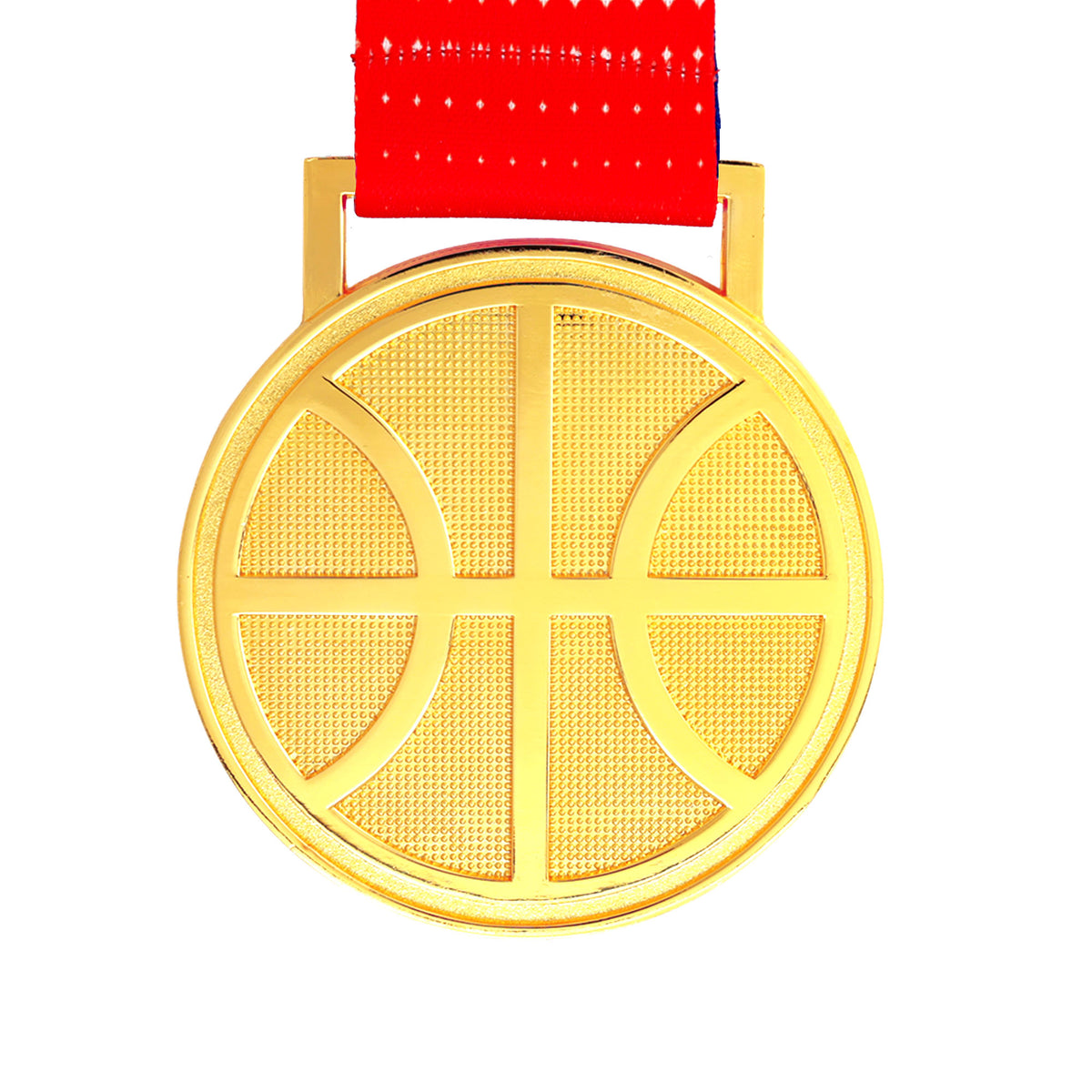 MED27 3'' Gold/Blue&Red Basketball Medal