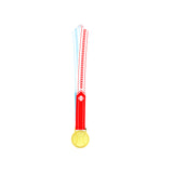 MED27 3'' Gold/Carolina&Red Baseball Medal