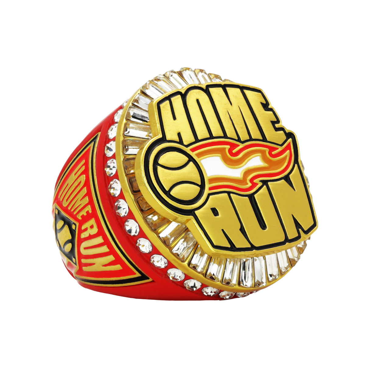 Home Run Red&Gold Ring