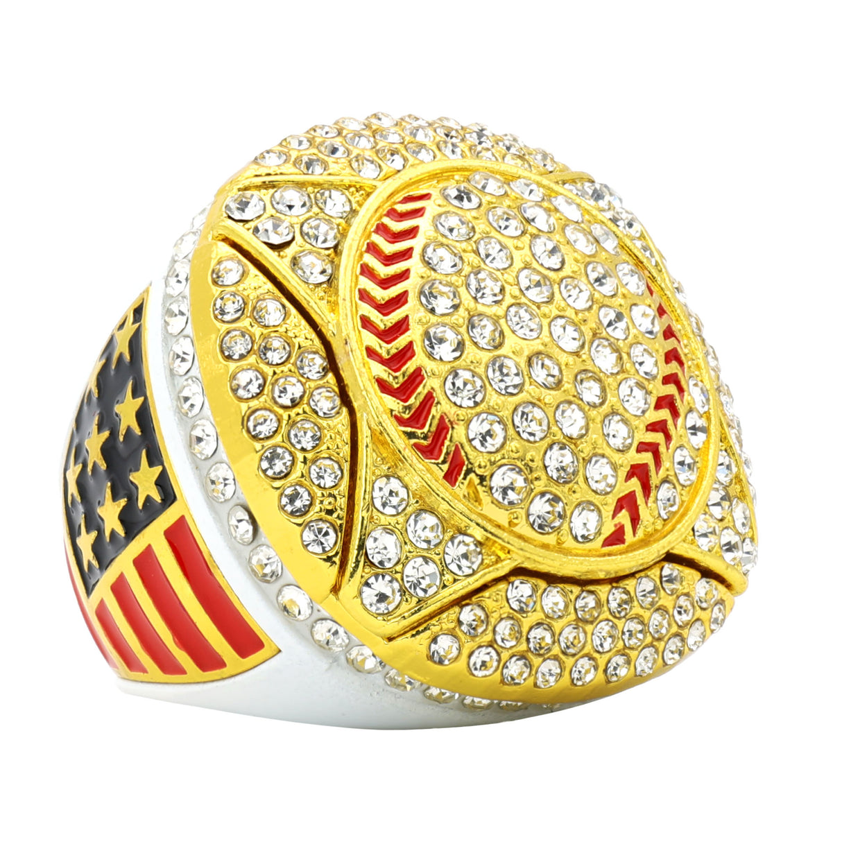 GEN25B White All Stones 1 Ring