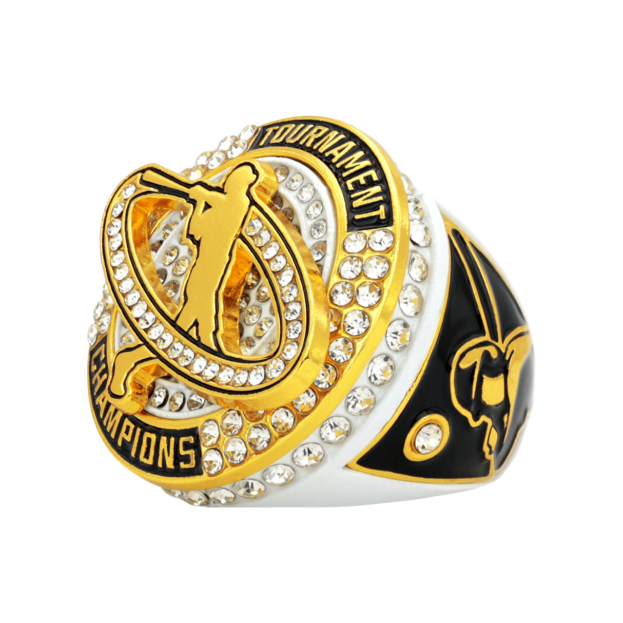 GEN26C Baseball White Tournament Champions Ring