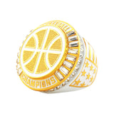 Basketball27A White&Gold Champions Ring