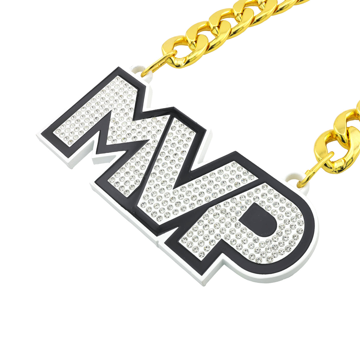MVP26 Stone Chain White/Gold/Clear