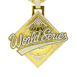World Series Gold Stone Chain
