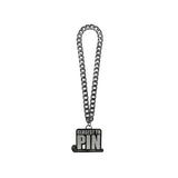 Golf25 Closest To Pin Gunmetal Stone Chain