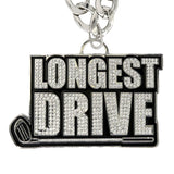 Golf25 Longest Drive Silver Stone Chain