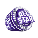 AllStar27 Purple&White Ring