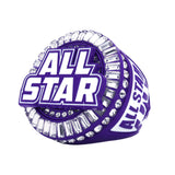 AllStar27 Purple&White Ring