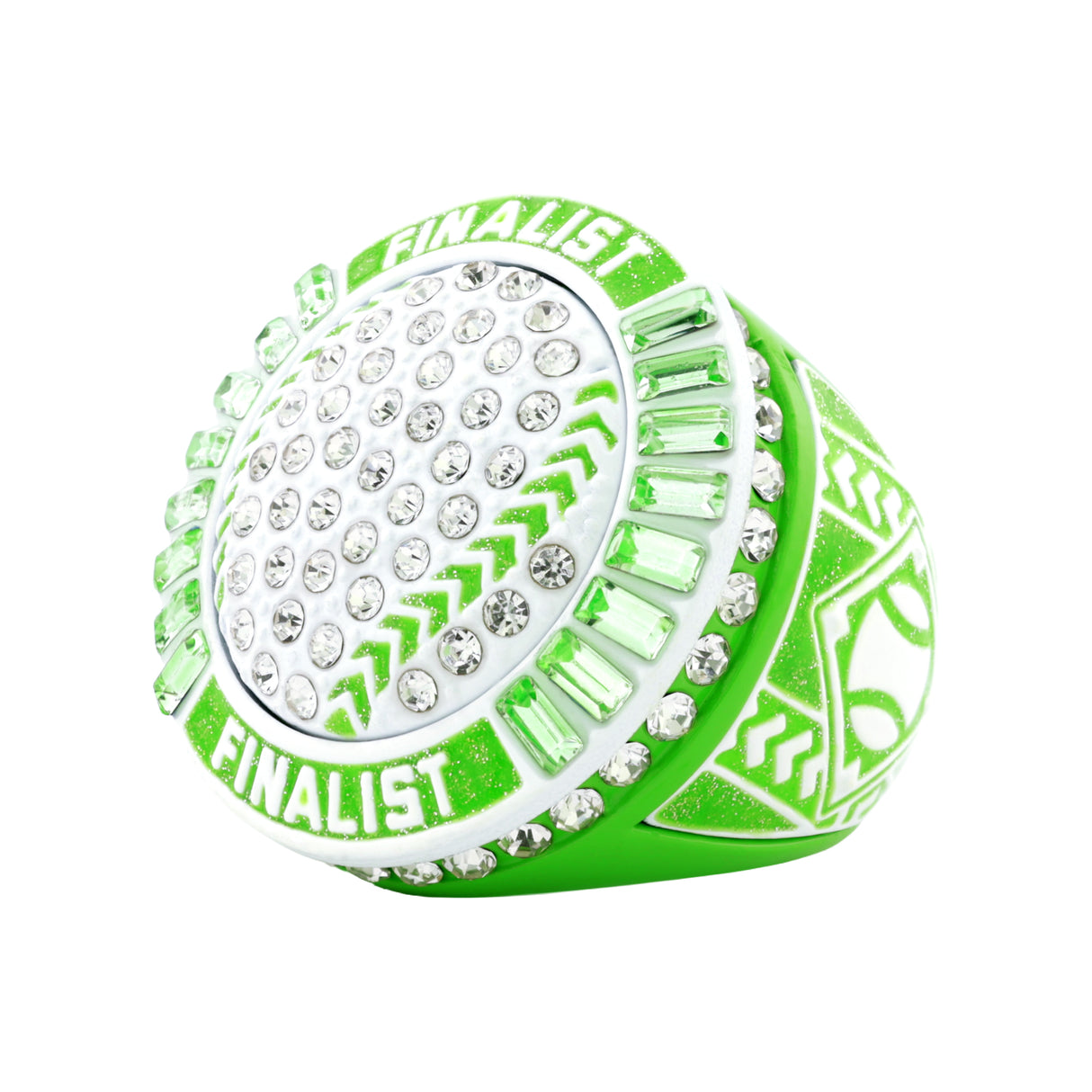GEN26E Glitter Green Finalist Ring