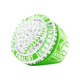 GEN26E Glitter Green Finalist Ring