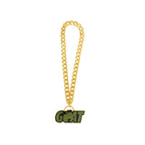 Goat Stone Chain Gold&Green