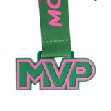 MED25 MVP 4" Medal - Pink&Green 2