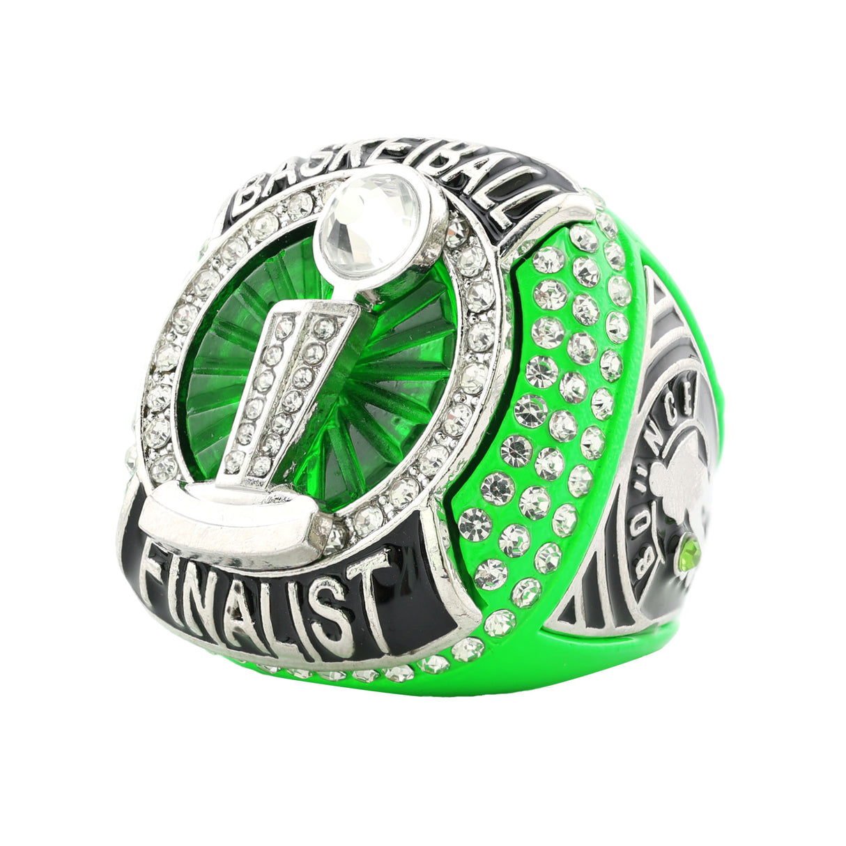 Basketball25 Neon Green Finalist Ring