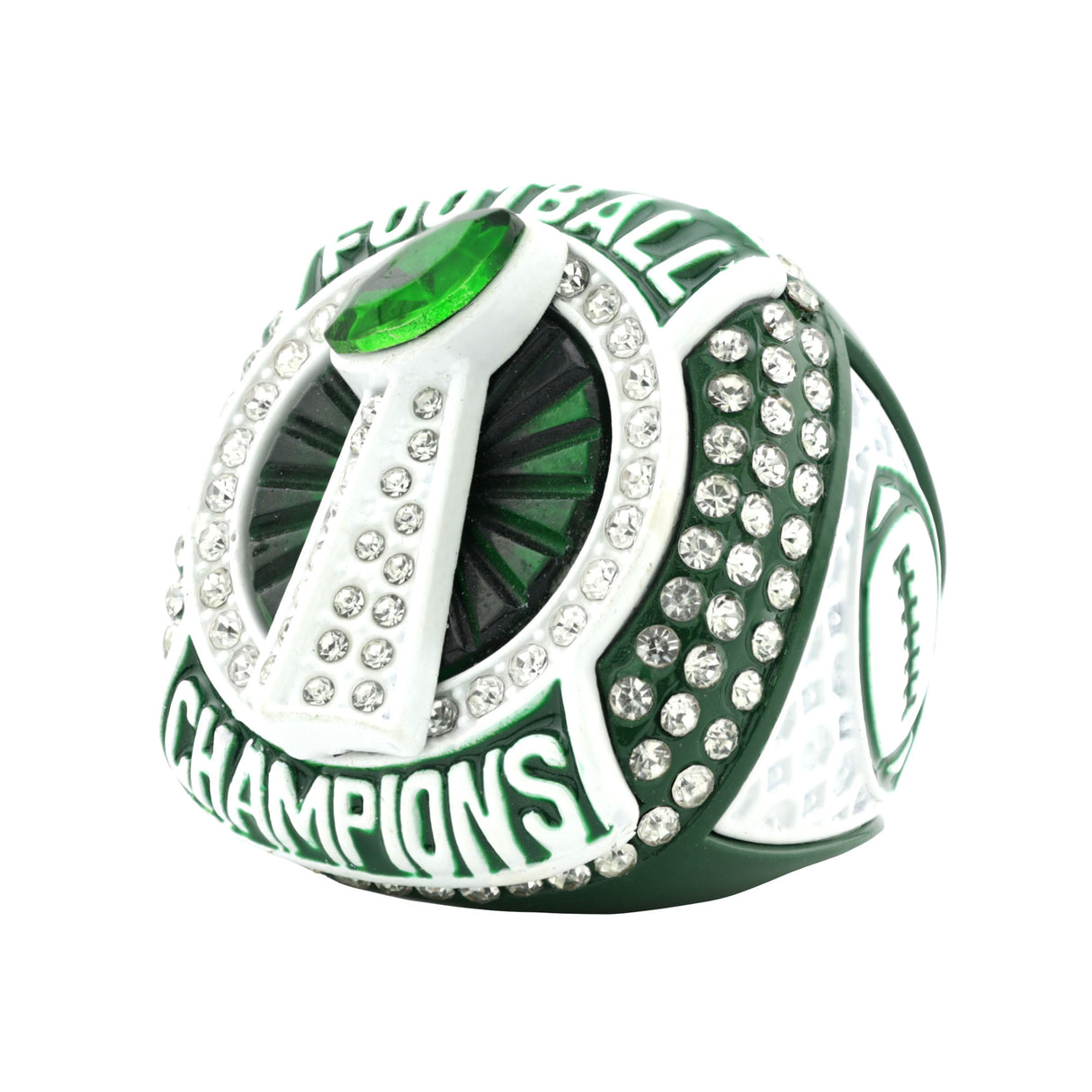 Football25 Green&White Champions Ring