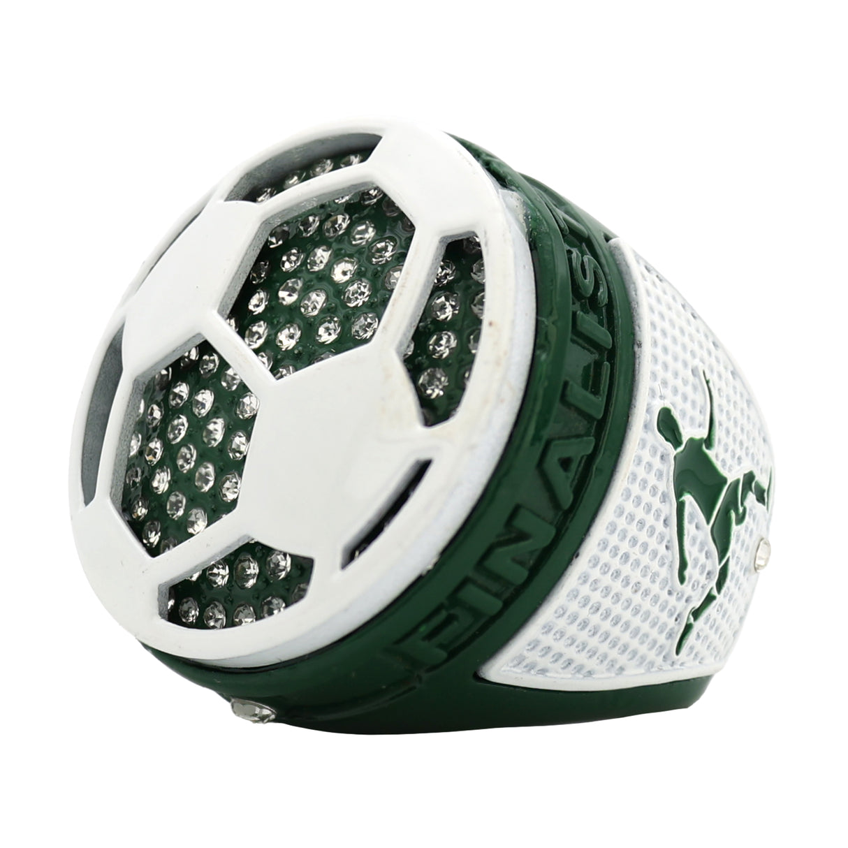 Soccer2 Green&White Finalist Ring