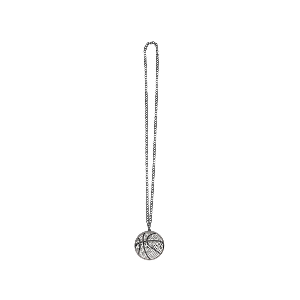 MED2 Basketball Bling Medal Gunmetal