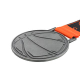 MED27 Basketball Medal - Antique Gunmetal&Orange