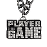 Player Of The Game Stone Chain Gunmetal&Clear