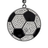 MED2 Soccer Bling Medal Gunmetal