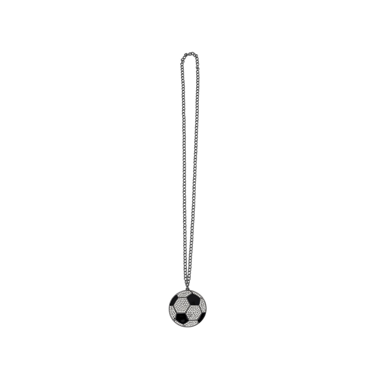 MED2 Soccer Bling Medal Gunmetal