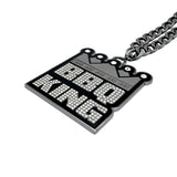 BBQ King Stone Chain Gunmetal&Clear