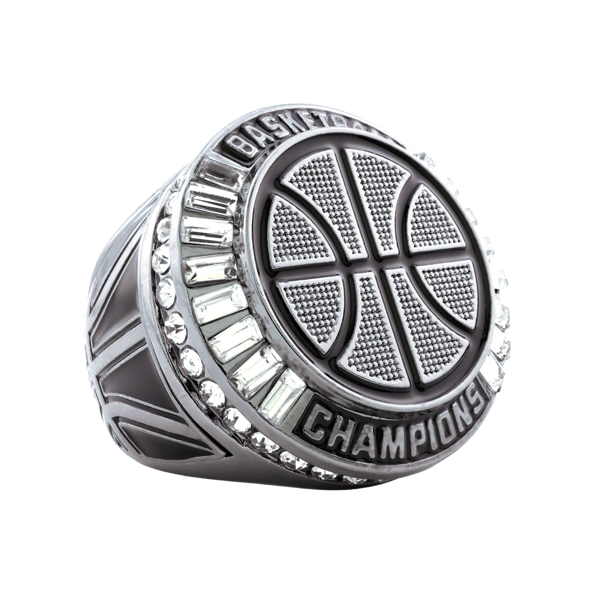 Basketball27A Gunmetal&Black Champions Ring