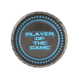 GEN2 2" Black&Blue Player Of The Game Coin