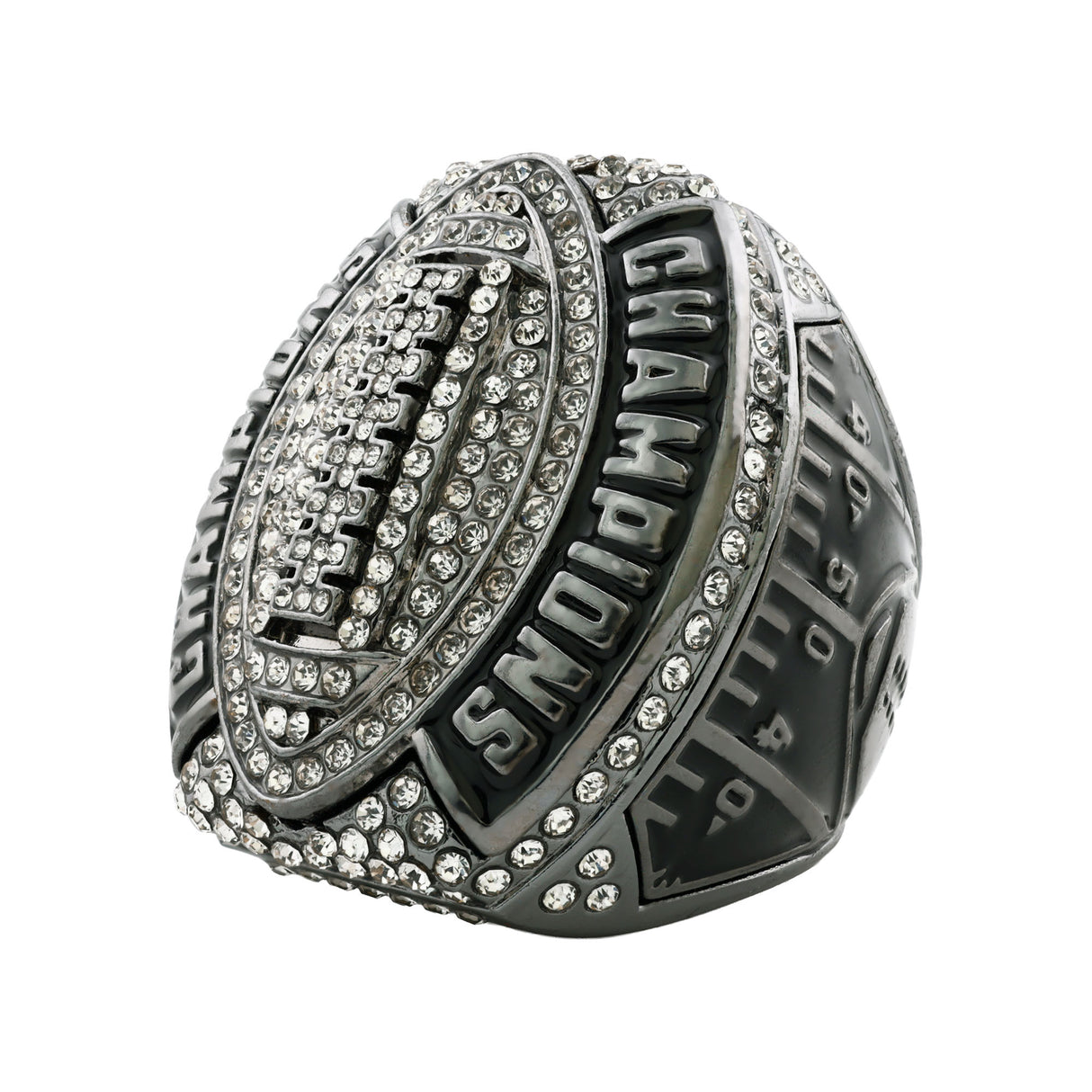 Football26A Gunmetal&Black Champions Ring