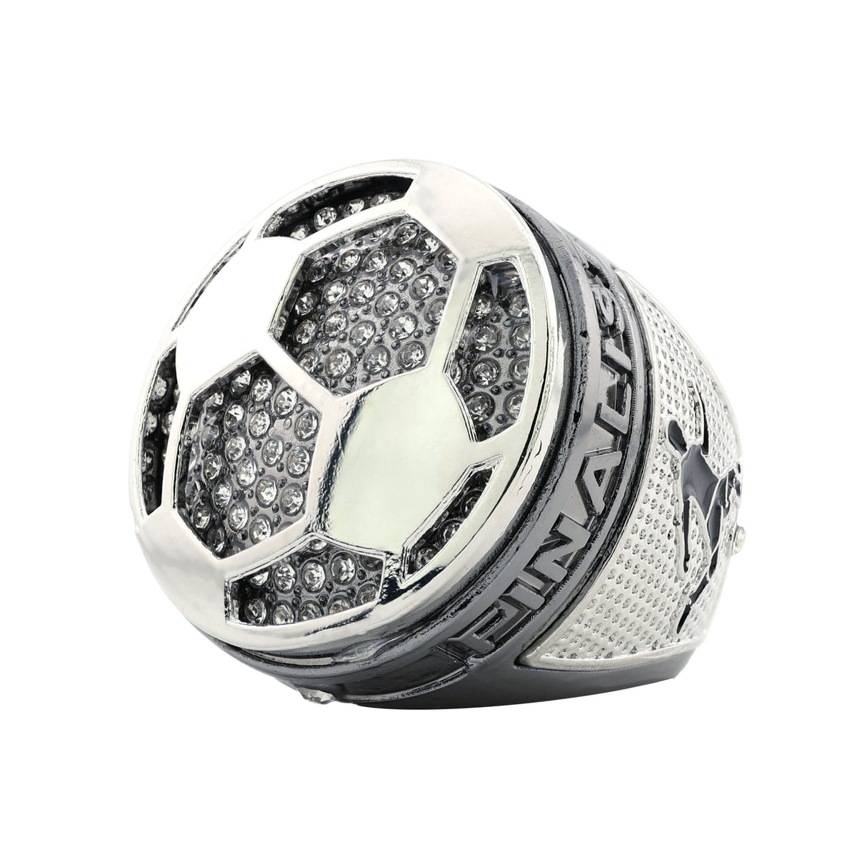 Soccer2 Gunmetal Finalist Ring