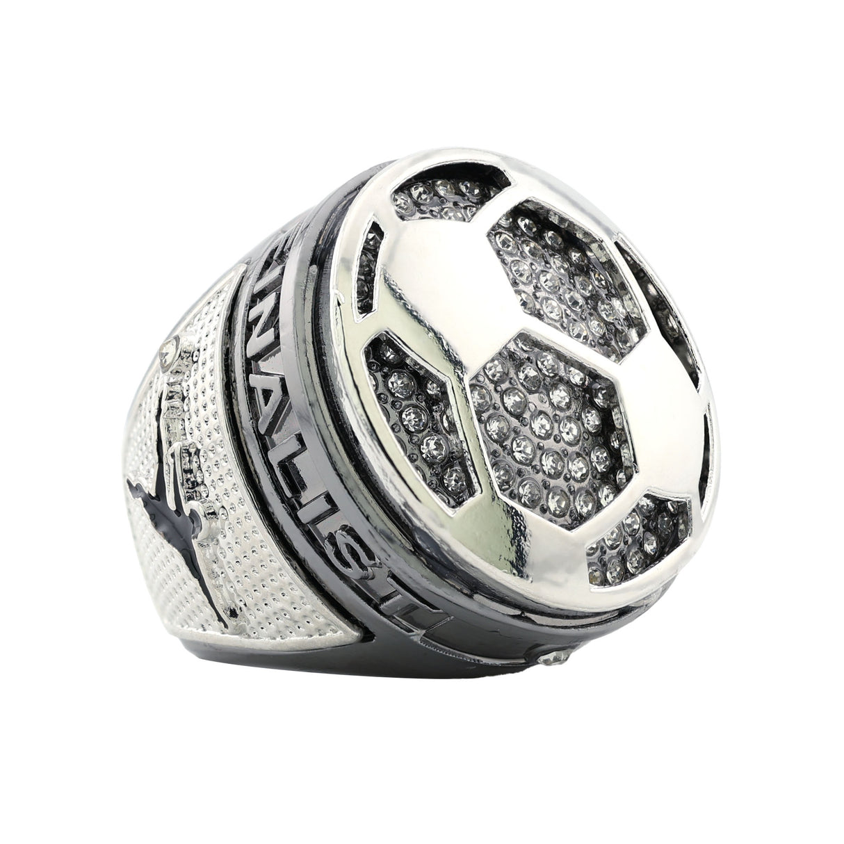 Soccer2 Gunmetal Finalist Ring