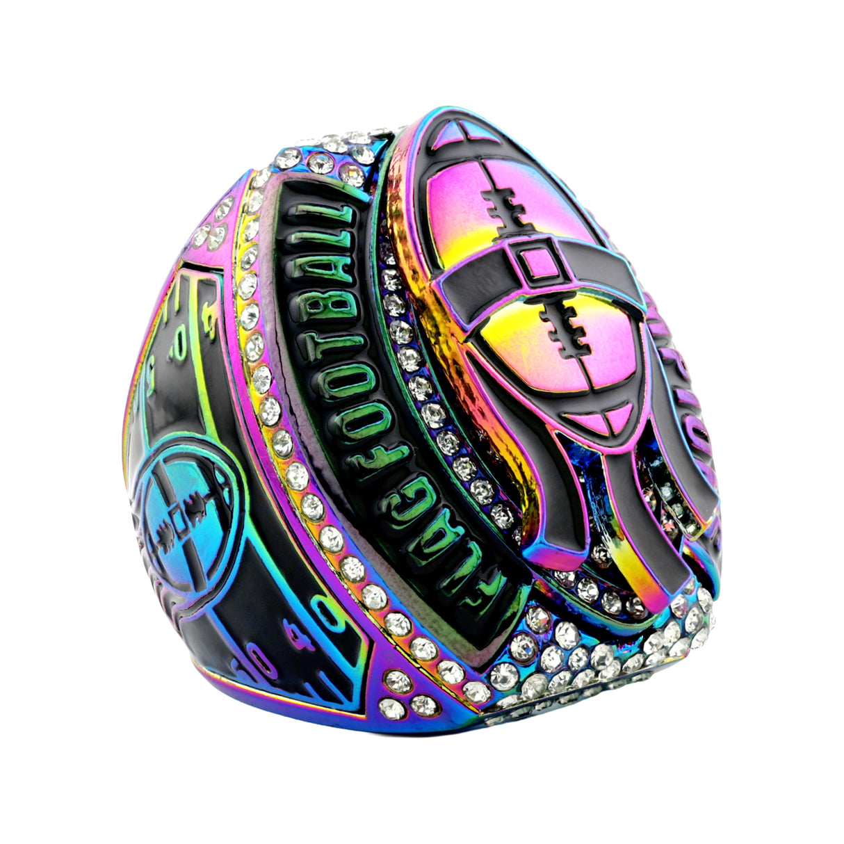 Football26A Flag Football Iridescent Champions Ring