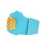 GS26 Belt Light Blue/Gold