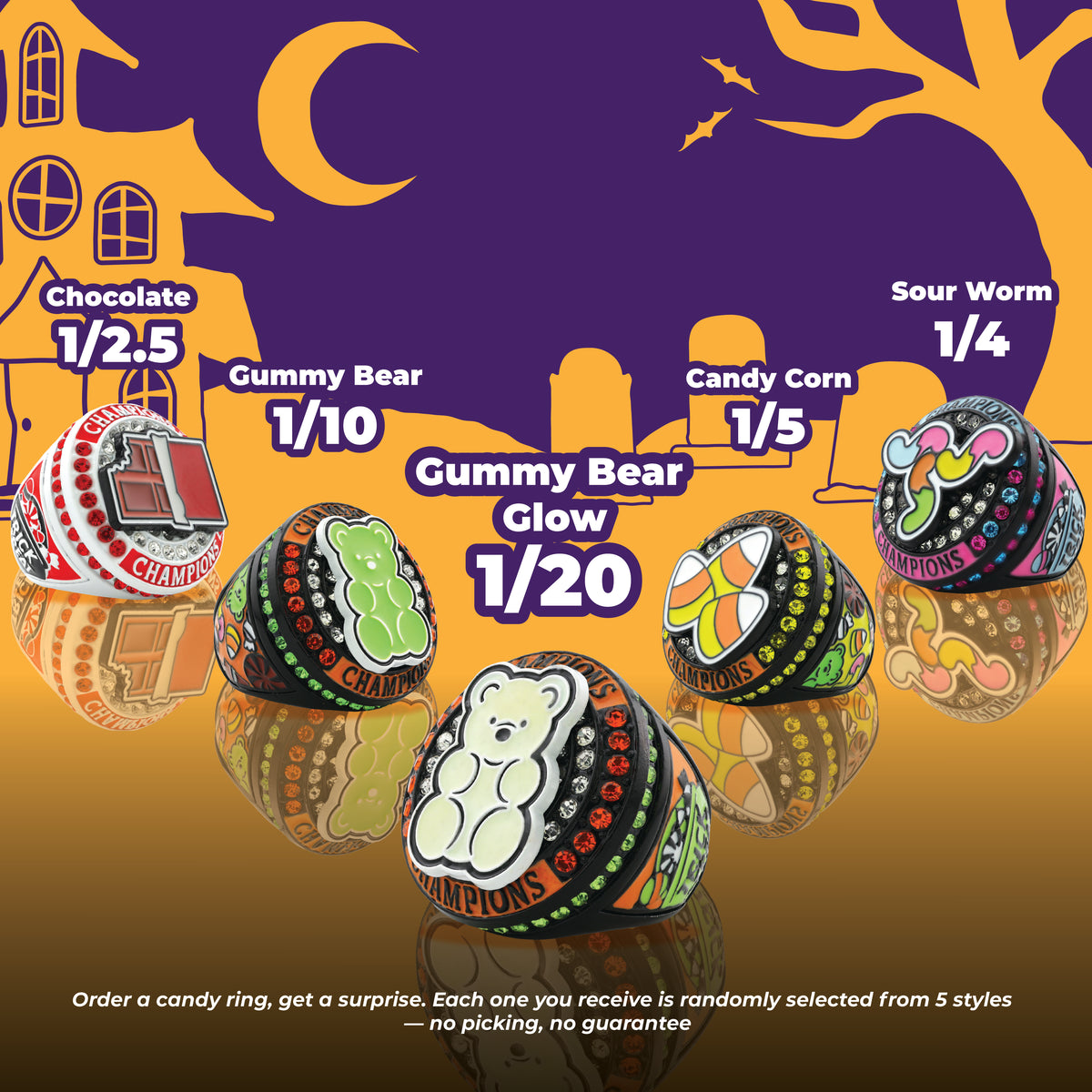 GEN26 Mystery Candy Champions Ring
