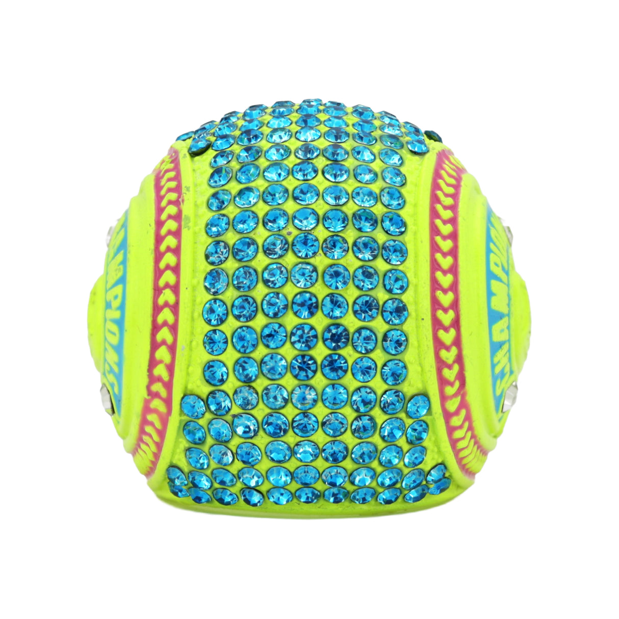 GEN26A Neon Yellow Drip Champions Ring