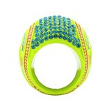 GEN26A Neon Yellow Drip Champions Ring