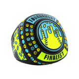 GEN27 Drip Softball Black Electric Tournament Finalist Ring