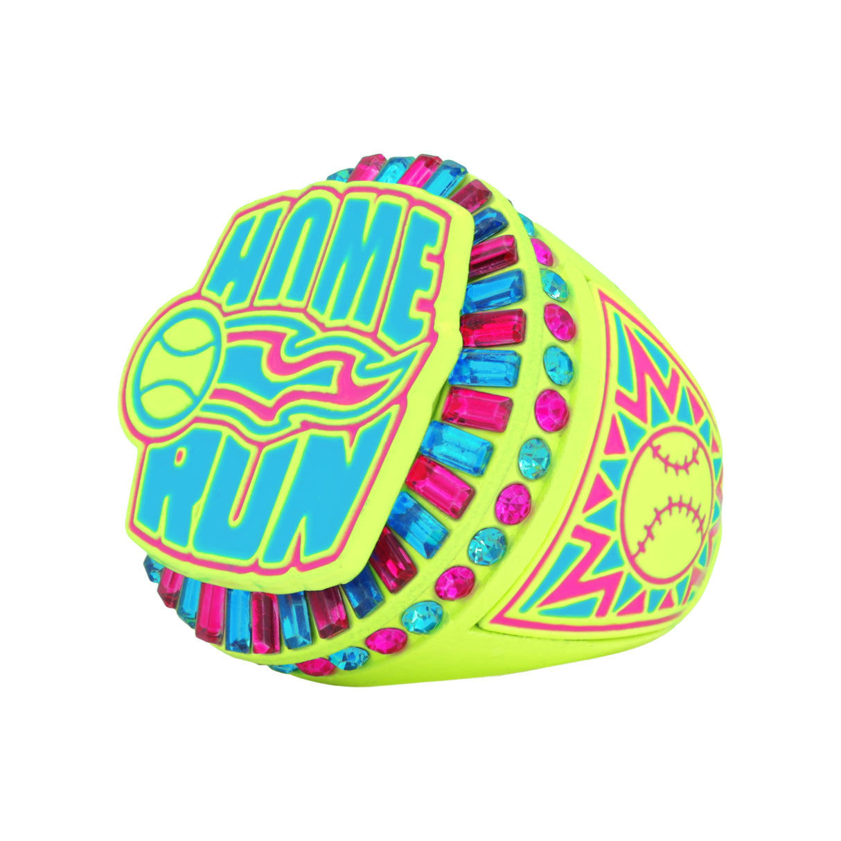Home Run Yellow Drip Ring