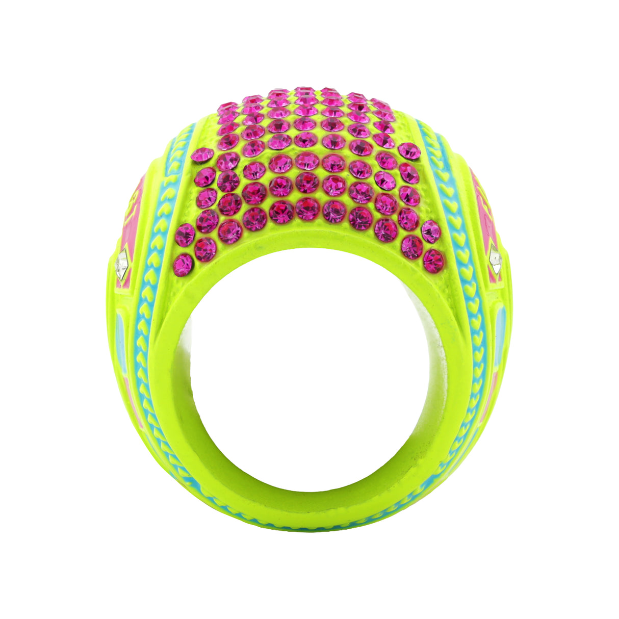 GEN26A Neon Yellow Drip Finalist Ring