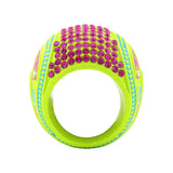 GEN26A Neon Yellow Drip Finalist Ring
