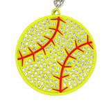 MED2 Ball Bling Medal (Yellow/Clear/Red)